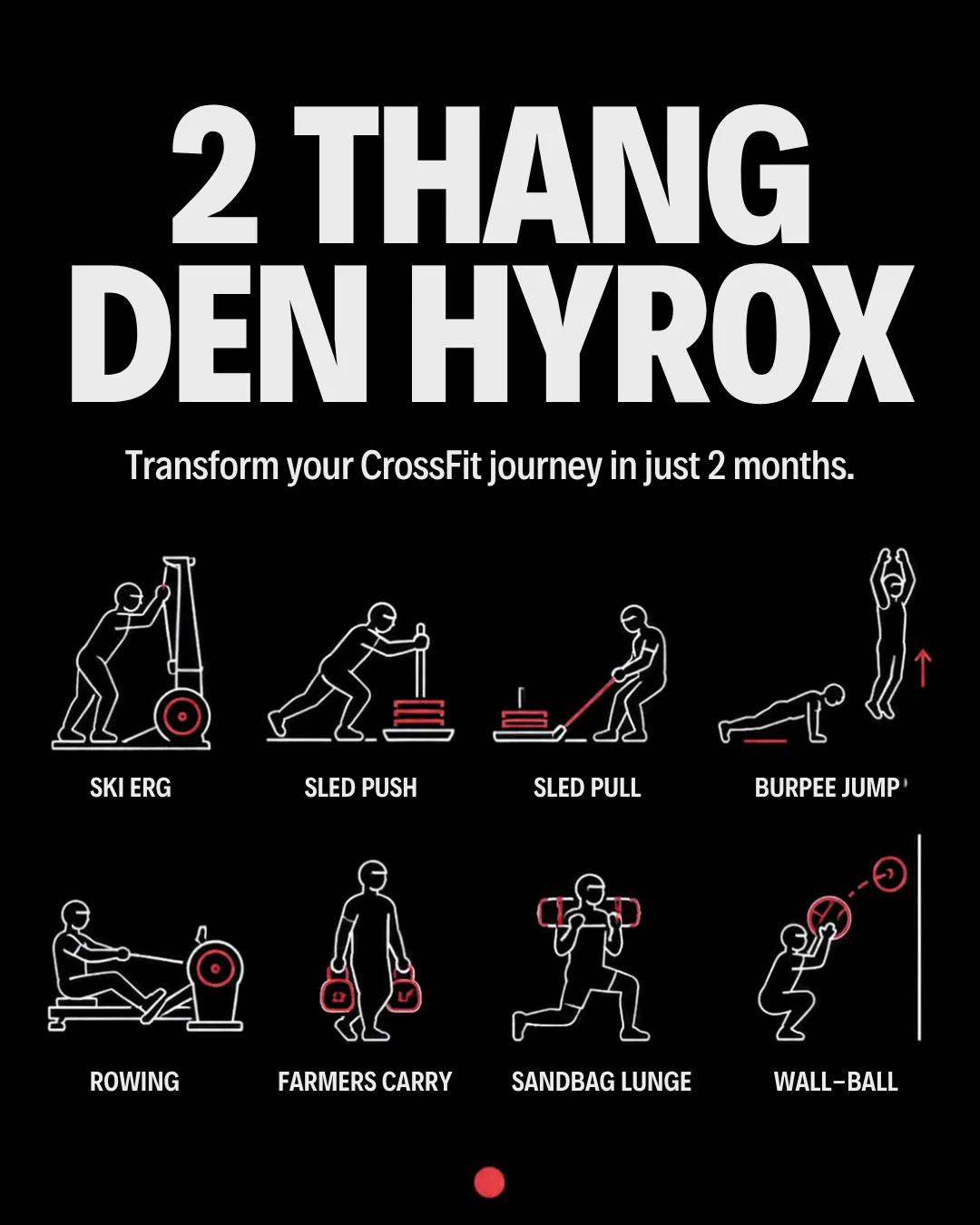 Poster 2 tháng đến Hyrox — bản cuối