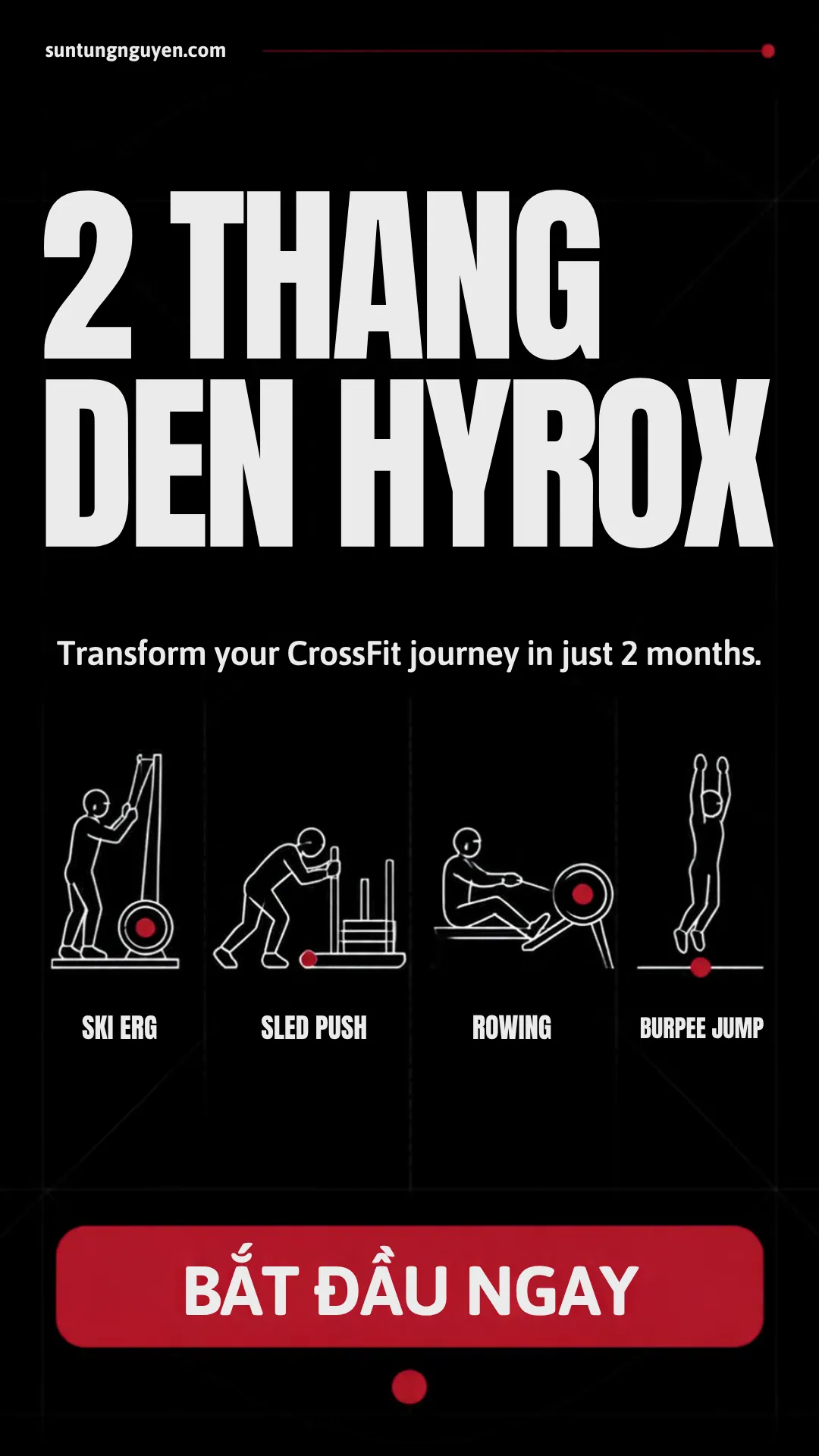 Instagram Story — 2 tháng đến Hyrox